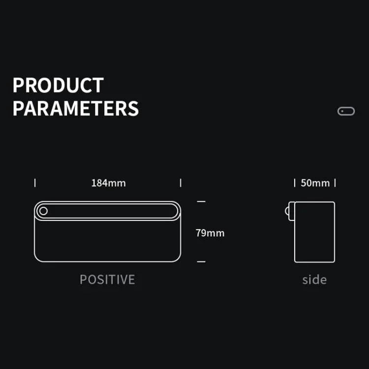 Esterilizador e Secador Inteligente de Escova de Dentes UV com Sensor Humano, Display de Tempo, Carregamento Rápido USB-C, Suporte de Parede Sem Perfuração