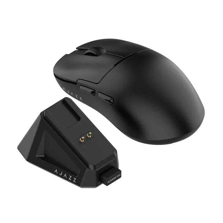 Ajazz AJ159P MC Rato Sem Fios Magnético Tri-modo Ergonómico, Leve e Silencioso para Gaming