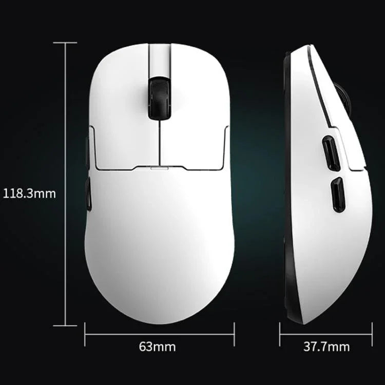 Ajazz AJ159P MC Rato Sem Fios Magnético Tri-modo Ergonómico, Leve e Silencioso para Gaming
