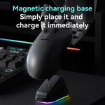 Ajazz AJ159P MC Rato Sem Fios Magnético Tri-modo Ergonómico, Leve e Silencioso para Gaming