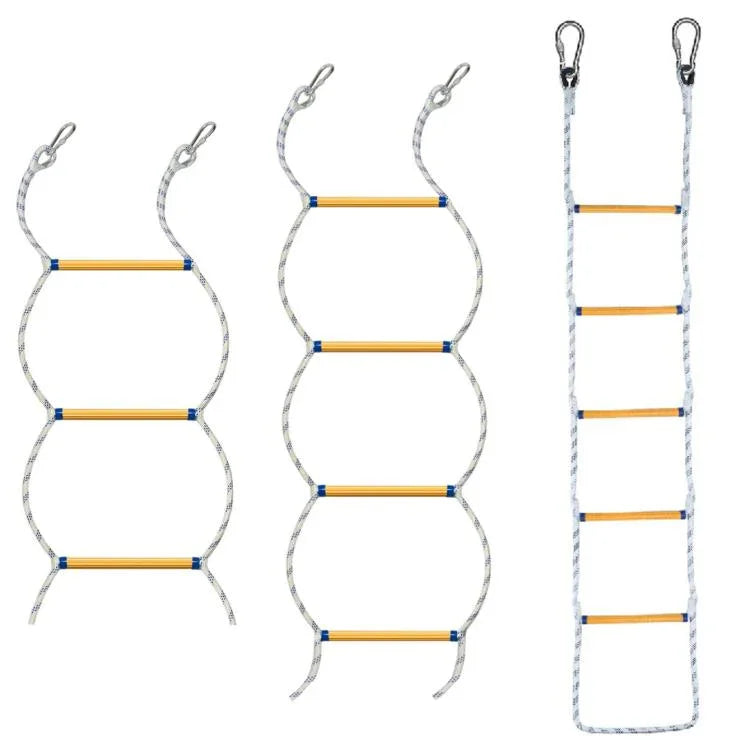 Escada de Corda de Treino Multifuncional em Resina para Escalada em Barco, Branco 1m, Branco 1.4m, Branco 1.8m