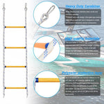 Escada de Corda de Treino Multifuncional em Resina para Escalada em Barco, Branco 1m, Branco 1.4m, Branco 1.8m