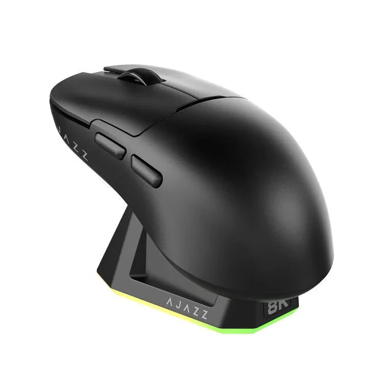 Ajazz AJ159PRO Rato Gaming Tri-modo com Fio / 2.4G / Bluetooth com Base de Carregamento Magnética