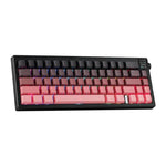 Teclado Mecânico Sem Fios Ajazz AK650 Tri-modo com Botão de Ecrã Luz RGB, Interruptor Flying Fish Roxo Branco Azul, Interruptor Dream Roxo Branco Azul, Interruptor Dream Preto Cinzento Amarelo, Interruptor Dream Gravado Lateral Gradiente Blackberry