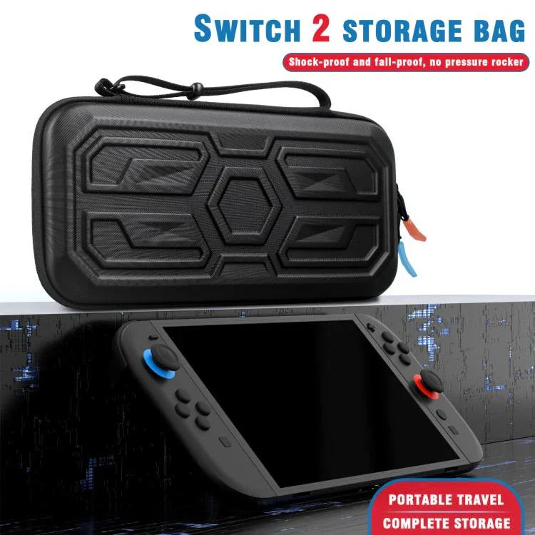 Capa Protetora Rígida Estilo Mecha para Nintendo Switch 2, Bolsa Portátil à Prova de Choques