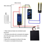 Kit DIY de Detecção de Humidade do Solo com Bomba Automática de Rega, 1 Via