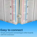 MB-102 830-hole Breadboard + Power Module + 65 Breadboard Wires