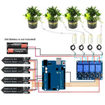 Kit DIY de Rega Automática com Relé de 4 Vias, 4 Vias