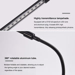 Luz de Crescimento para Plantas com Clip, Espectro Completo, com Controlo Remoto, 2 Cabeças, 3 Cabeças, 4 Cabeças