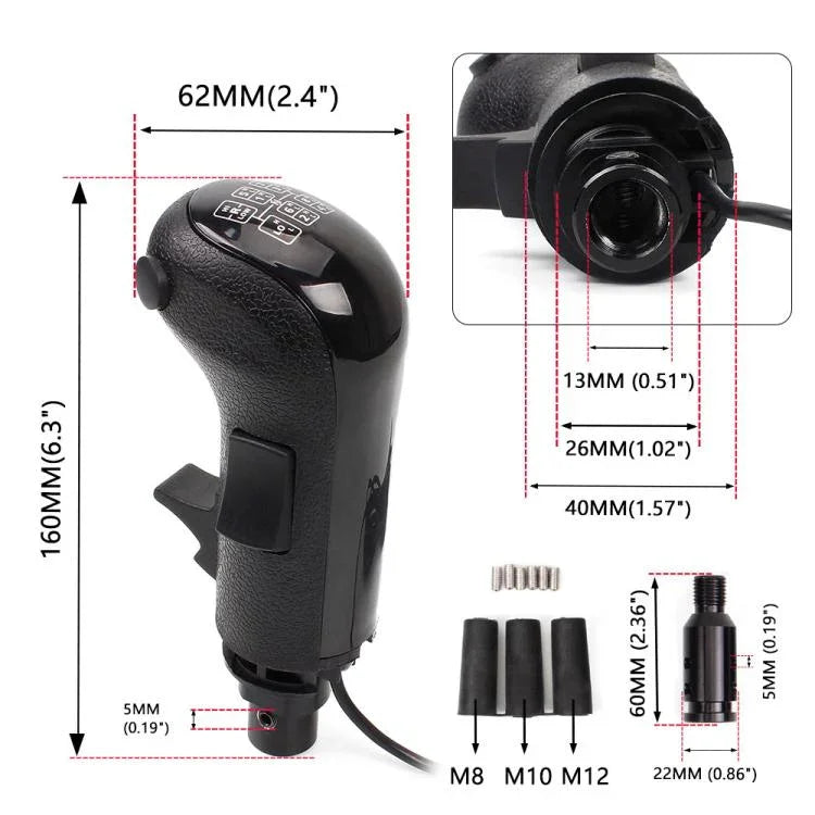 Simulador de Mudança de Velocidades Joystick para Jogos de Corrida para Logitech G29 / G27 / G25 / G923, HB043