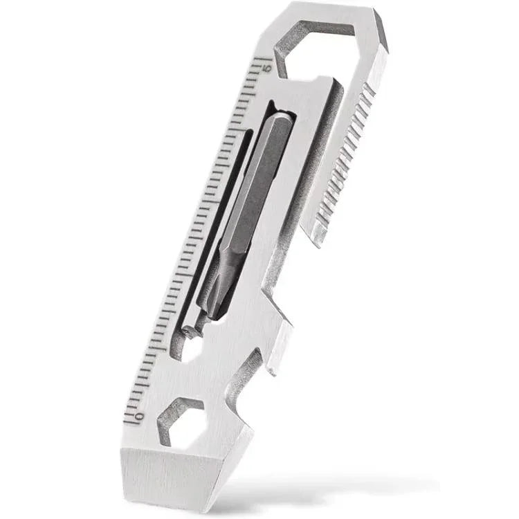 Multi-tool With Batch Wrench Stainless Steel Tool Card, 7 In 1