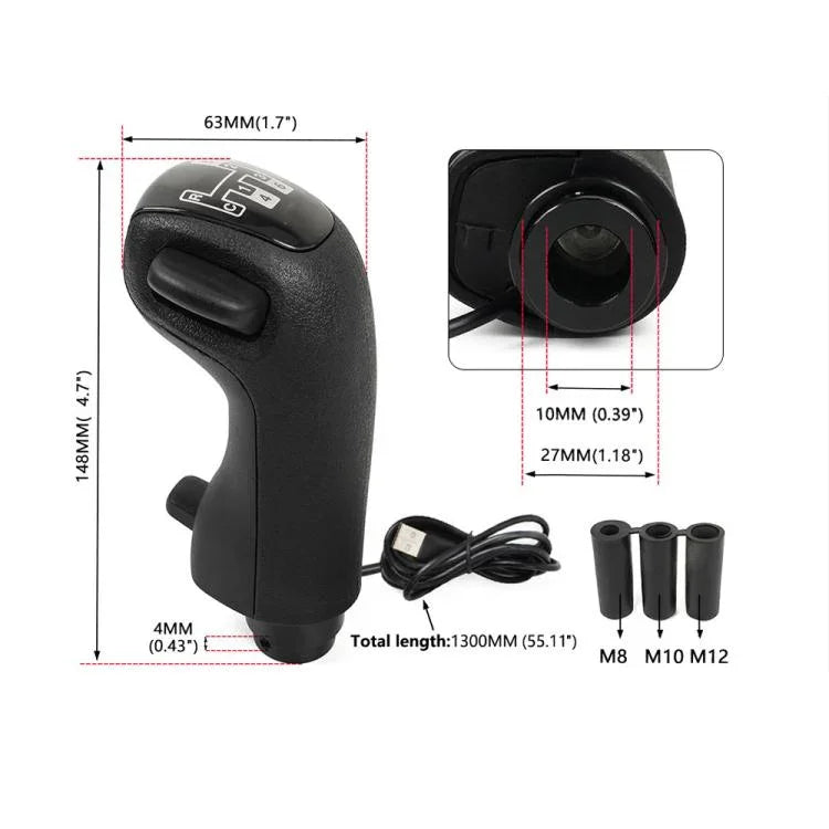 Manípulo de Mudança de Velocidades Simulador Joystick para Jogos de Corrida Eurogamer para Logitech G29 / G27 / G25, HB044