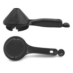 Escova de Limpeza para Cabeça de Grupo de Máquina de Espresso 58mm com Design de Funil e Cerdas de Nylon para Porta-filtro