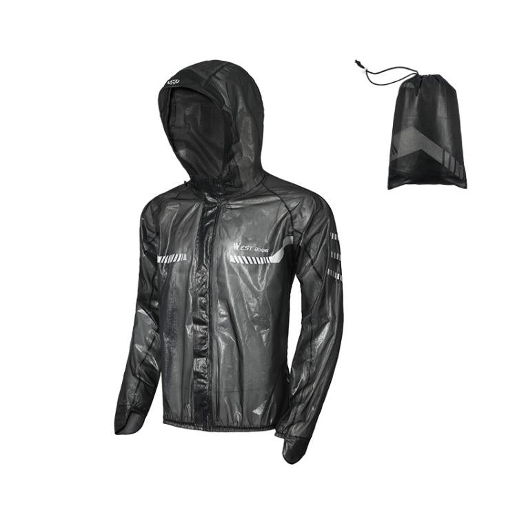 Casaco de Chuva Refletor, Impermeável, Leve para Ciclismo ao Ar Livre WEST BIKING, S, M, L, XL, XXL, XXXL, XXXXL