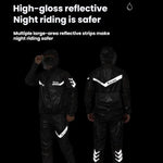 Casaco de Chuva Refletor, Impermeável, Leve para Ciclismo ao Ar Livre WEST BIKING, S, M, L, XL, XXL, XXXL, XXXXL