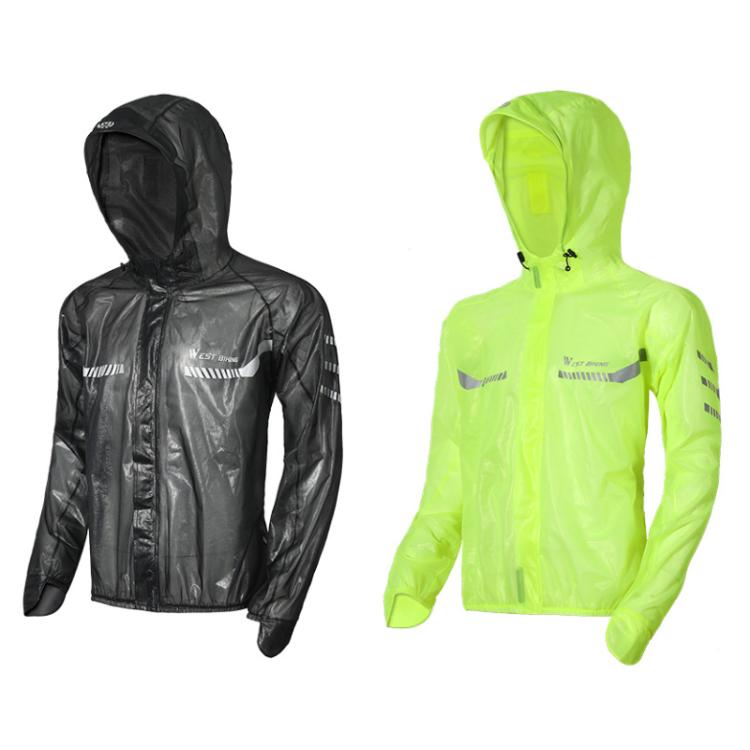 Casaco de Chuva Refletor, Impermeável, Leve para Ciclismo ao Ar Livre WEST BIKING, S, M, L, XL, XXL, XXXL, XXXXL