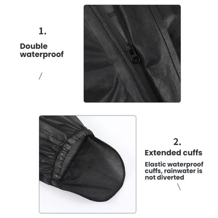 Casaco de Chuva Refletor, Impermeável, Leve para Ciclismo ao Ar Livre WEST BIKING, S, M, L, XL, XXL, XXXL, XXXXL