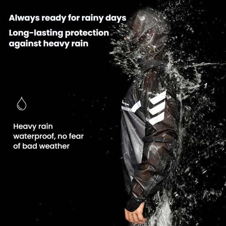 Casaco de Chuva Refletor, Impermeável, Leve para Ciclismo ao Ar Livre WEST BIKING, S, M, L, XL, XXL, XXXL, XXXXL