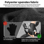 WEST BIKING Luvas de Ciclismo Respiráveis, Absorventes de Impactos, Antiderrapantes e Meio Dedo, M, L, XL, XXL