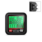 HABOTEST Tomada de Teste Elétrico Inteligente com Display Digital, HT97B Plugue US, HT97D Plugue EU, HT97E Plugue UK