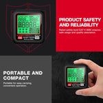 HABOTEST Tomada de Teste Elétrico Inteligente com Display Digital, HT97B Plugue US, HT97D Plugue EU, HT97E Plugue UK