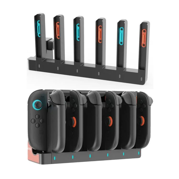 Estação de Carregamento 6 em 1 ipega para Controladores Joy-Con do Nintendo Switch 2, Dock de Carregamento, PG-SW2189