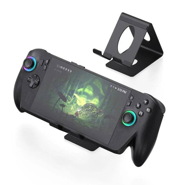Suporte de Secretária Universal em Metal JYS para Consolas Portáteis Compatível com ROG Xbox Ally/X, Switch, Steam Deck e Lenovo Legion Go, Suporte Branco, Suporte Preto