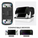 Estojo Rígido de Transporte JYS para Consola Portátil ROG Xbox Ally/X, Bolsa de Viagem com Zíper, JYS-X152 Branco, JYS-X152 Preto