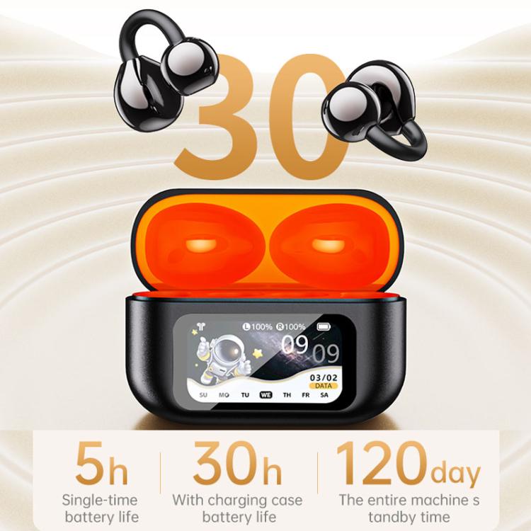 Auriculares Bluetooth Tradutor Inteligente AI com 150 Línguas e Compartimento de Carregamento com Ecrã a Cores