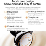 Auriculares Bluetooth Tradutor Inteligente AI com 150 Línguas e Compartimento de Carregamento com Ecrã a Cores
