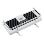 Prateleira para Varão de Duche Elevada, Bandeja Multifuncional para Duche, Suporte de Armazenamento para Casa de Banho, Buraco Circular Branco, Buraco Quadrado Branco, Buraco Circular Preto, Buraco Quadrado Preto