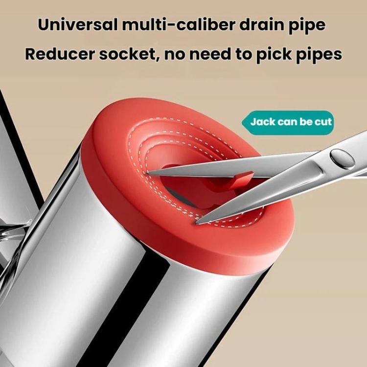 Conector de Drenagem para Lavagem de Calha de Varanda, Separador de Esgoto Anti-Odor, Dreno de Chão, Via Única, 3 Vias Positivas, 3 Vias Oblíquas, 3 Vias em Y, 4 Vias Duplo Grande 1 Pequeno, 4 Vias Duplo Pequeno 1 Grande
