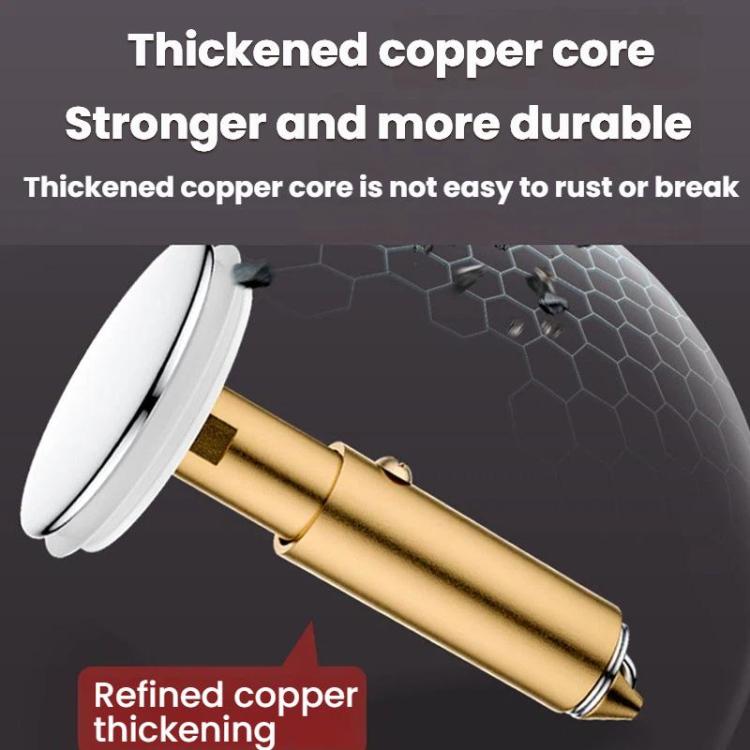Cesto de Aço A1 com Núcleo de Cobre de Grande Diâmetro, Núcleo de Drenagem para Lavatório com Distância de Furo de 33-55mm, Núcleo Universal, Curto 8cm, Longo 8cm