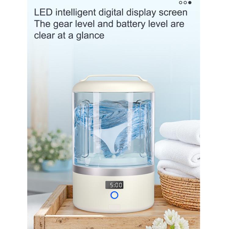 Copo Mini Portátil Sem Fios para Lavagem Automática de Roupa Interior