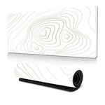 Tapete de rato com textura de linhas abstratas, antiderrapante, para escritório e jogos, 300x600x2mm, 300x700x2mm, 300x800x2mm, 400x900x2mm