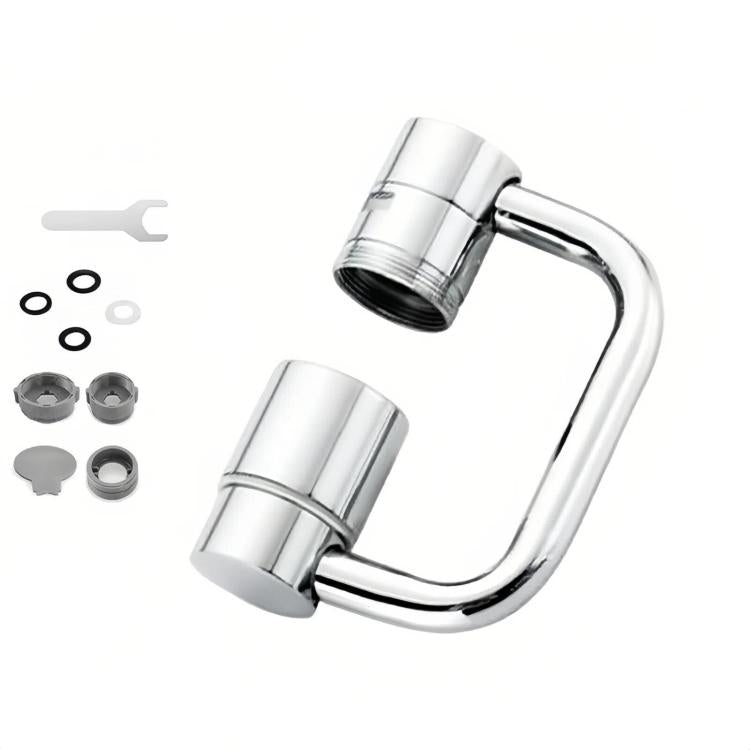 Extensor Universal para Torneira de Cozinha à Prova de Salpicos, Bocal Aerador Giratório, Modo Duplo em U, Modo Simples em U, Modo Duplo em U com Acessórios, Modo Simples em U com Acessórios, Modo Duplo em Liga Completa, Modo Simples em Liga Completa