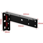 2pcs Floating Stand Support Bracket Desk Support Bracket Wall-Mounted Floating Bracket, Black 222mm, Black 282mm, Black 312mm, Black 352mm, Black 432mm, Stainless Steel 222mm, Stainless Steel 282mm, Stainless Steel 312mm, Stainless Steel 352mm         ...