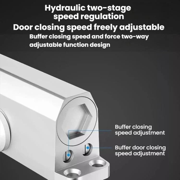 Fire Door Automatic Closer Fire Door Hydraulic Buffer Device Household Sliding Door Closer, Small Non-Positioning, Small 90-Degree Positioning, Large Non-Positioning, Large 90-Degree Positioning, Extra-Large Non-Positioning