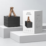 Difusor de Aromaterapia USB com Névoa de Fogueira, Humidificador de Ar de Secretária com Gradiente Colorido
