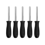 Conjunto de 5 Peças de Barra de Extensão para Chave de Soquete, 1/4x150mm Cromada, 1/4x150mm Zincada