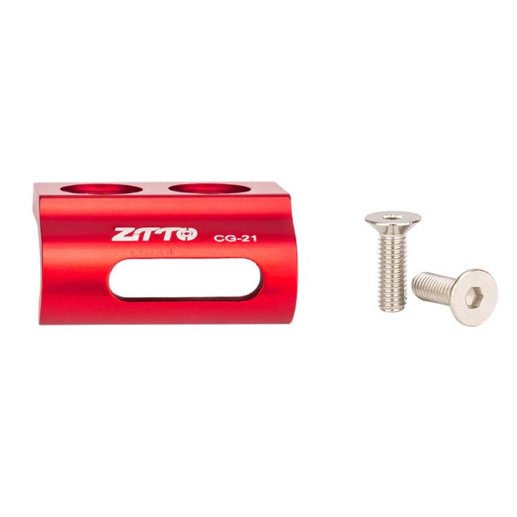 Suporte para Desviador Dianteiro de Bicicleta de Estrada ZTTO, Clipe de Montagem para Desviador Dianteiro, CG21 Preto, CG21 Vermelho, CG22 Preto, CG22 Vermelho