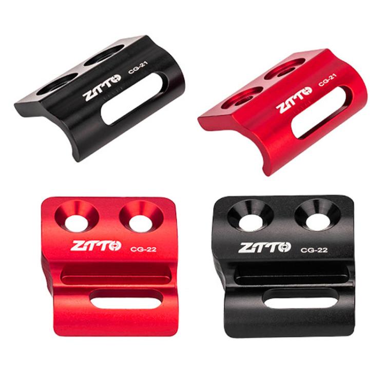 Suporte para Desviador Dianteiro de Bicicleta de Estrada ZTTO, Clipe de Montagem para Desviador Dianteiro, CG21 Preto, CG21 Vermelho, CG22 Preto, CG22 Vermelho