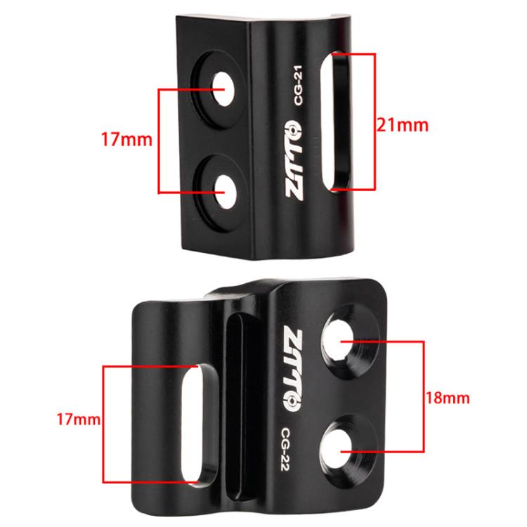 Suporte para Desviador Dianteiro de Bicicleta de Estrada ZTTO, Clipe de Montagem para Desviador Dianteiro, CG21 Preto, CG21 Vermelho, CG22 Preto, CG22 Vermelho