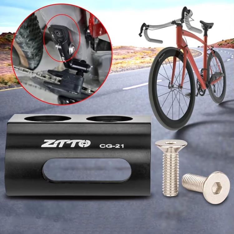 Suporte para Desviador Dianteiro de Bicicleta de Estrada ZTTO, Clipe de Montagem para Desviador Dianteiro, CG21 Preto, CG21 Vermelho, CG22 Preto, CG22 Vermelho