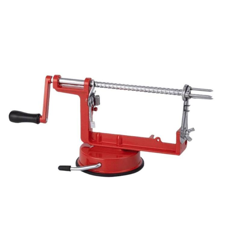 Cortador Manual de Batata Torcida Portátil, Máquina para Fazer Batatas Fritas em Espiral Crocantes, Cortador de Batata Torcida