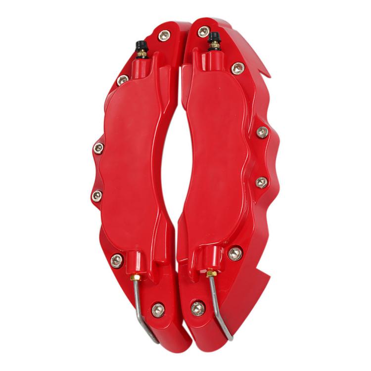 2pcs /Set Car High-Temperature Resistant Brake Caliper Cover Kit, S Red, M Red, L Red, S Blue, M Blue, L Blue, S Yellow, M Yellow, L Yellow, S Silver, M Silver, L Silver, S Black, M Black, L Black