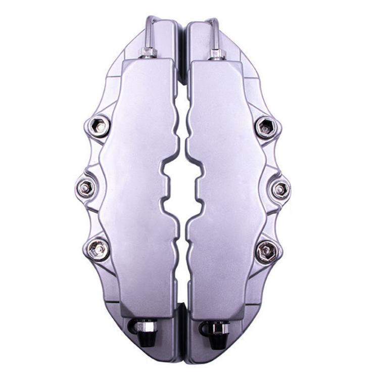 2pcs /Set Car High-Temperature Resistant Brake Caliper Cover Kit, S Red, M Red, L Red, S Blue, M Blue, L Blue, S Yellow, M Yellow, L Yellow, S Silver, M Silver, L Silver, S Black, M Black, L Black