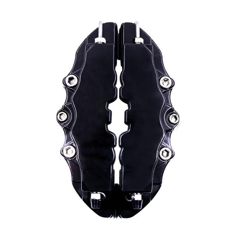 2pcs /Set Car High-Temperature Resistant Brake Caliper Cover Kit, S Red, M Red, L Red, S Blue, M Blue, L Blue, S Yellow, M Yellow, L Yellow, S Silver, M Silver, L Silver, S Black, M Black, L Black