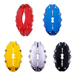 2pcs /Set Car High-Temperature Resistant Brake Caliper Cover Kit, S Red, M Red, L Red, S Blue, M Blue, L Blue, S Yellow, M Yellow, L Yellow, S Silver, M Silver, L Silver, S Black, M Black, L Black
