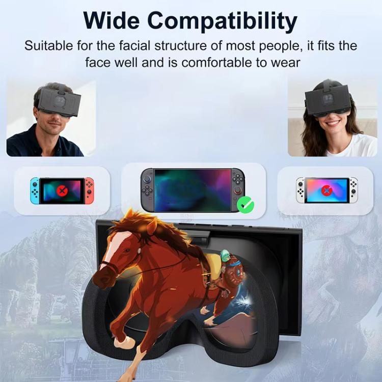 Para Nintendo Switch 2 STARTRC GAMES Óculos VR Modelo Elite Atualizado Headset Console de Jogos HD 3D Acessórios